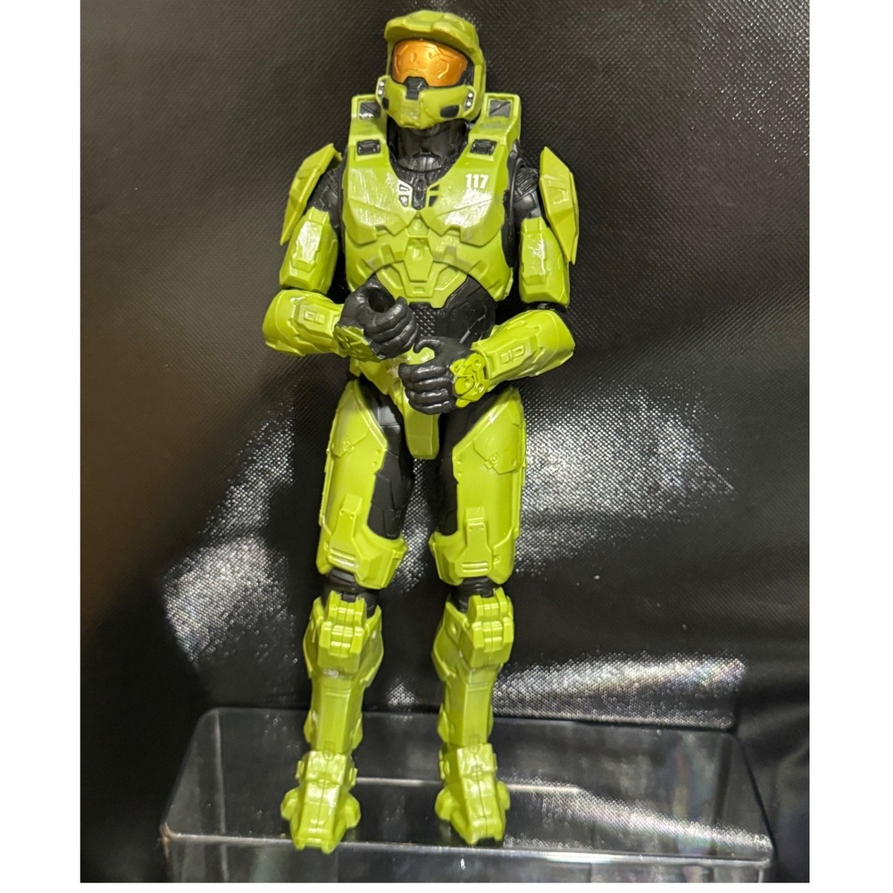 Halo Infinite Master Chief Spartan 117 Action Figure Green‎ 6 Inch Loose Figure